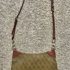 Dooney & Bourke Brown Crossbody Bag with Premium Leather
